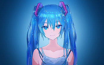 Hatsune Miku , hatsune-miku, anime-girl, anime, artist, artwork, digital-art, deviantart HD wallpaper