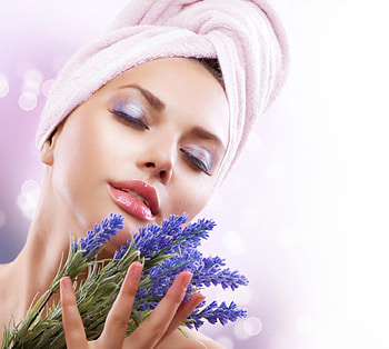 Pretty Face, purple, lady, model, flower, face, subbotina anna HD wallpaper