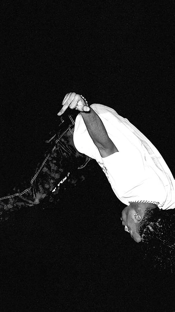 playboi carti, black and white HD phone wallpaper