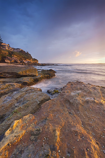 Nature, Stones, Sea, Building, Rocks, Horizon HD phone wallpaper