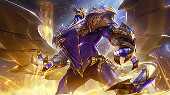 Galio Glorious Aigrette Skin LoL WR Splash Art, Video Game, League Of Legends, Galio (League Of Legends) HD wallpaper