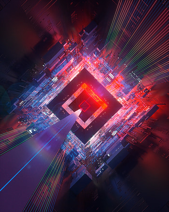 Art, Miscellanea, Miscellaneous, Flight, Space, Immersion, Cube, Schemes, Circuitry, Futuristic HD phone wallpaper