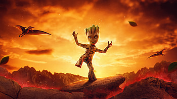 I Am Groot 2023, i-am-groot, groot, tv-shows, marvel, superheroes, artwork, artist, behance HD wallpaper