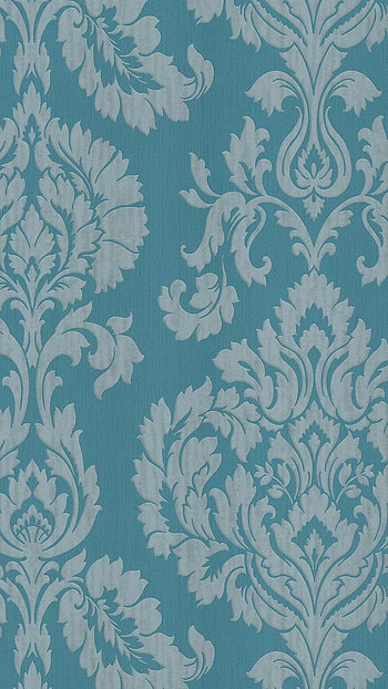 Damask, Blue HD phone wallpaper