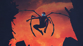 Iron Spider Man, spiderman, superheroes, artist, artwork, digital-art, deviantart HD wallpaper