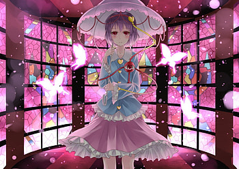 ANIME BUTTERFLY GIRL, GIRL, BUTTERFLY, , ANIME HD wallpaper