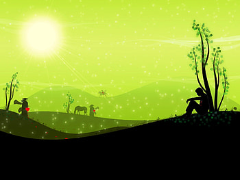 Nature, Vector, Wood, Tree, Human, Person, Loneliness, Meditation, Speculation HD wallpaper