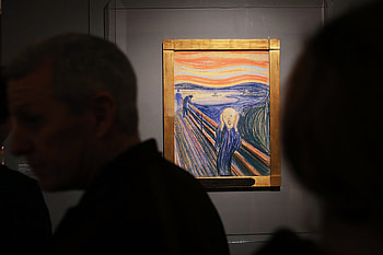 The Scream, hidden message, Edvard Munch, artistic analysis HD wallpaper