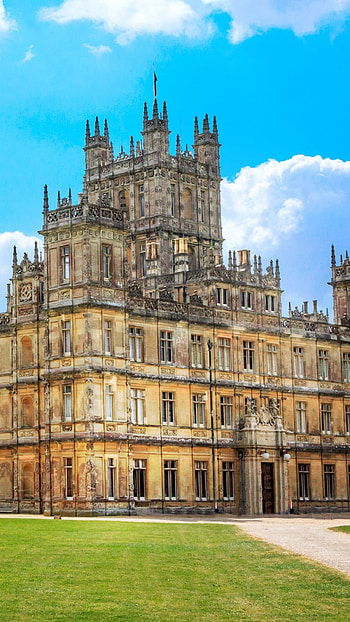 Downton Abbey, Peacock TV, Historical drama, Downton Abbey house HD phone wallpaper