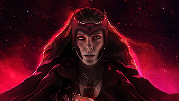 The Scarlet Witch , scarlet-witch, superheroes, artist, artwork, digital-art, artstation HD wallpaper