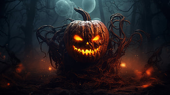 Halloween Pumpkinhead Haunting, holiday, halloween HD wallpaper