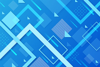 Blue geometric abstract HD wallpaper