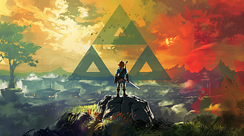 Hero of the Triforce, The Legend of Zelda, Link, triforce, video game, fantasy HD wallpaper