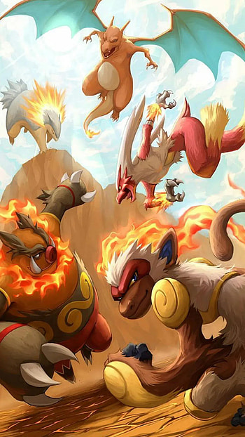 Pokemon starters, Android , backgrounds HD phone wallpaper