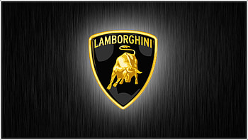 Lamborghini Logo, Striking , Premium brand logo, High-quality HD wallpaper