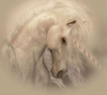 UNICORN, HORN, PAINTING, MAGICAL HD wallpaper