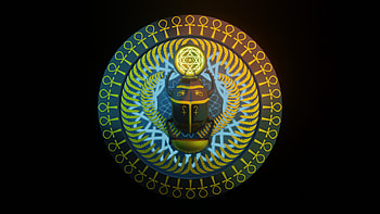 Artstation, Egyptian scarab HD wallpaper