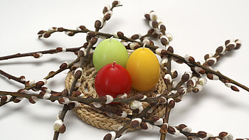 Holidays, Easter, Candles HD wallpaper