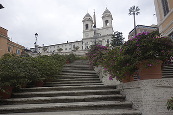 Spanish Steps, Monumental staircase, Piazza di Spagna, Rome's marvel HD wallpaper
