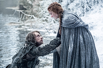 Theon Greyjoy And Sansa Stark, game-of-thrones, tv-shows HD wallpaper
