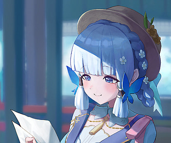 Kamisato Ayaka, Kamisato Ayaka (Genshin Impact), video game, Genshin Impact HD wallpaper