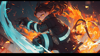 Tamaki Kotatsu Ignites - Fire Force, Anime, Fire Force, Tamaki Kotatsu HD wallpaper