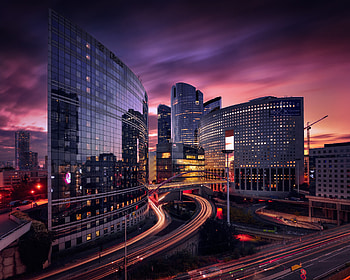 Paris Beautiful City, paris, city, beautiful, lights, pink, world HD wallpaper