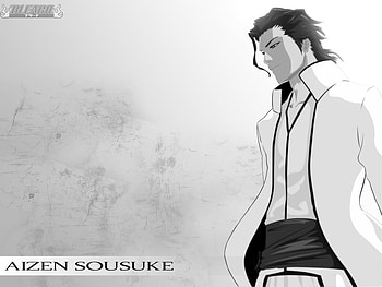 aizen_sousuke, bleach, anime, grey, aizen HD wallpaper