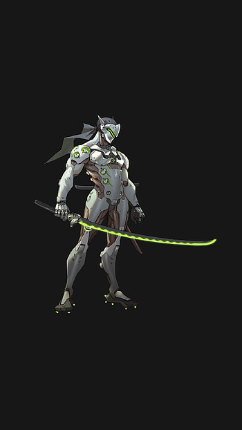 Genji dark art, Game illustration HD phone wallpaper
