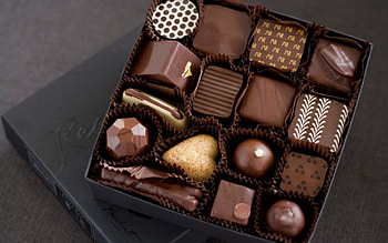 For you!, sweet, chocolate, dessert, gift, food, box, love, heart, valentines day HD wallpaper