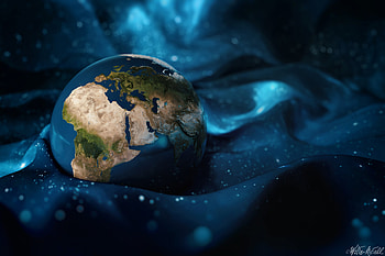 Art, Universe, Earth, Land, Planet, Continents HD wallpaper