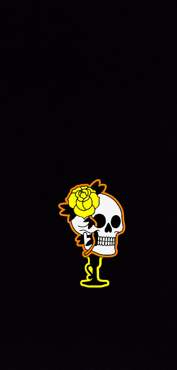 Skull, skeleton, art HD phone wallpaper