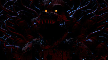 Nightmare Foxy — FNAF4 Horror, video game, Five Nights at Freddy's 4, Five Nights at Freddy's HD wallpaper