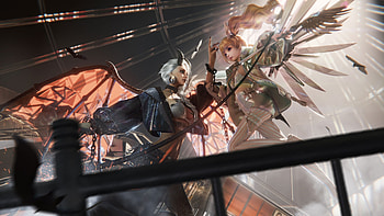 Demon Vs Angel, anime, cg, art, Fantasy HD wallpaper