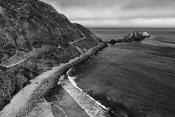 Nature, Sea, Rocks, Coast, Bw, Chb HD wallpaper