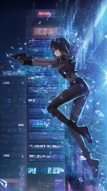 Ghost in the Shell, Dual anime girls, Stunning HD phone wallpaper