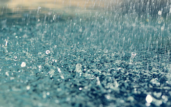 Landscape, Rain, Drops HD wallpaper