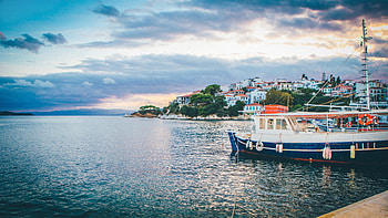 Nature, Sea, Boat, Port, Harbor HD wallpaper