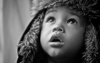 Little boy, looks, cap, Little, boy HD wallpaper