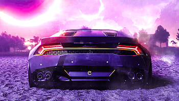 CGI Graphics, Lamborghini Huracan HD wallpaper