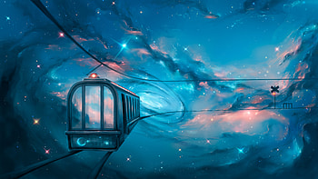 Train Of The Dreams, train, dreams, artist, artwork, digital-art, deviantart HD wallpaper