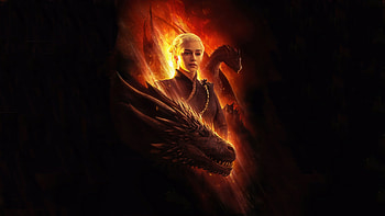 House Targaryen, Game of Thrones , Daenerys Targaryen, Artistic portrayal HD wallpaper