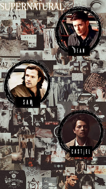 Supernatural squad, dean winchester, castiel, sam winchester HD phone wallpaper