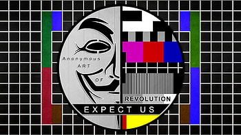 Art, Mask, Anonymous, Scheme, Television HD wallpaper