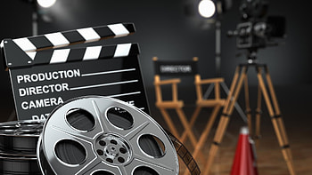 Film reel and clapper board, Film Director HD wallpaper
