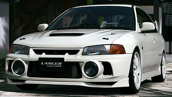 Mitsubishi Lancer Evo IV, 3D , Unique styling HD wallpaper