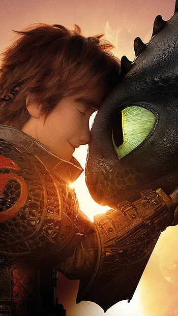 Hiccup Night Fury Toothless How To Train Your Dragon 3 Ultra HD phone wallpaper