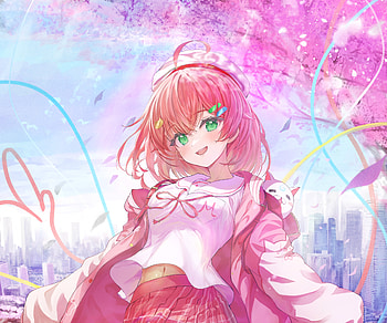 Sakura Miko, hololive, Sakura Miko, Anime, Virtual Youtuber HD wallpaper