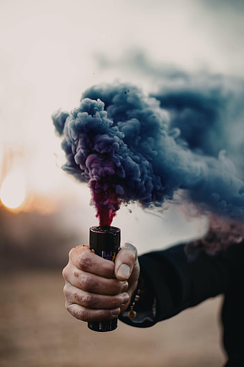 Smoke, Hand, Miscellanea, Miscellaneous, Cloud, Smoke Bomb HD phone wallpaper