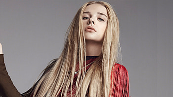 Chloe Grace Moretz, long hair, blonde HD wallpaper